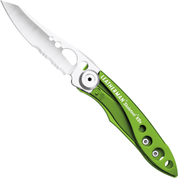 Zatvárací nôž Leatherman Skeletool KBX zelená Green
