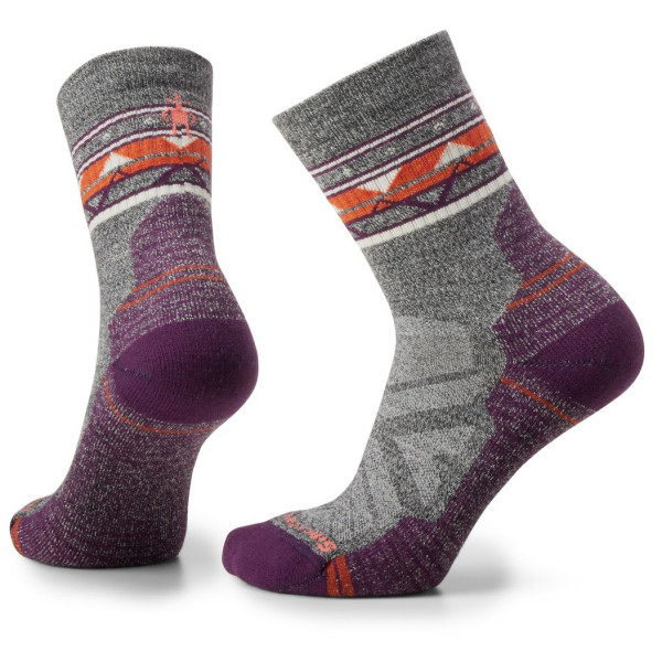 Dámske ponožky Smartwool Hike Light Cushion Zig Zag Valley Mid Crew Socks