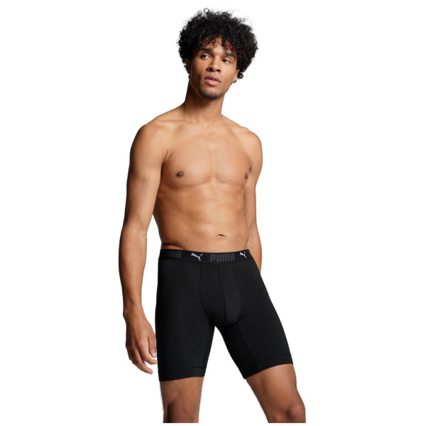 Pánske boxerky Puma Sport Cotton Long Boxers 2P