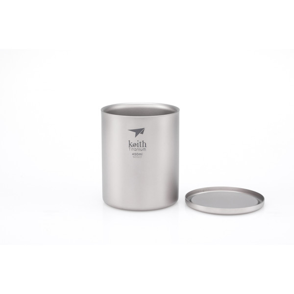 Termohrnček Keith Titanium Double-Wall Tit. Mug 450 ml