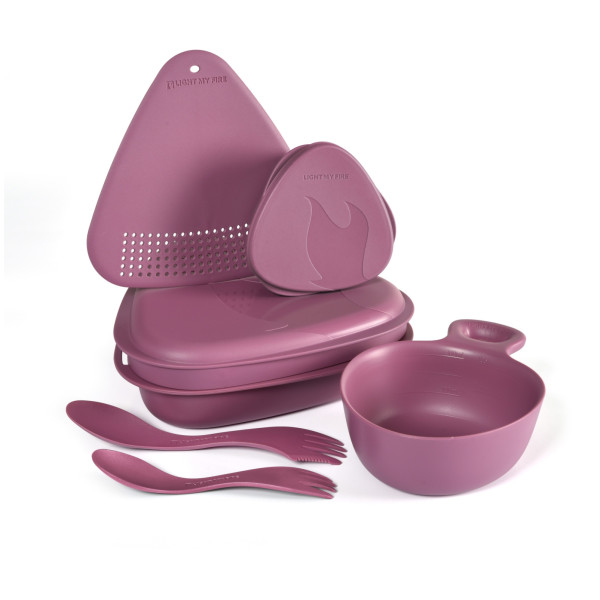 Sada riadov Light My Fire Outdoor MealKit 2.0 fialová mistypurple