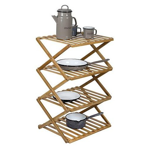 Police Bo-Camp UO Bamboo foldable storage rack Fitzroy