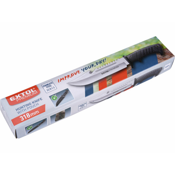 Lovecký nôž Extol Premium 318/193 mm