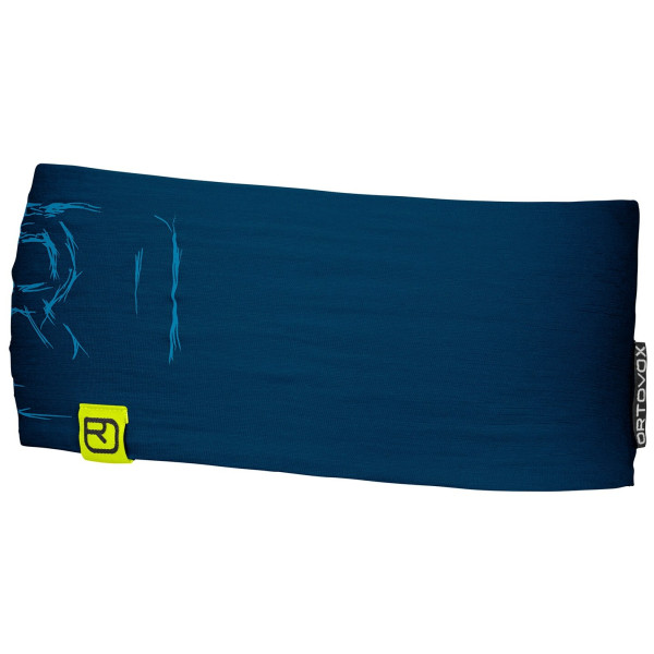 Čelenka Ortovox 120 Tec Logo Headband modrá Petrol Blue