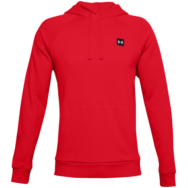 Pánska mikina Under Armour Rival Fleece Hoodie (2022) červená Red / / Onyx White