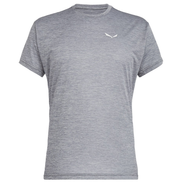 Pánske triko Salewa Puez Melange Dry M S/S Tee - quiet shade melange