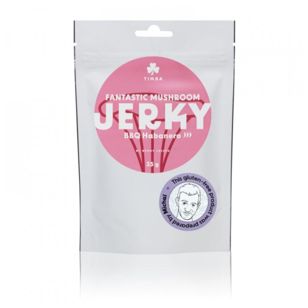 Hubové jerky Timba Mushroom Jerky - BBQ Habanero