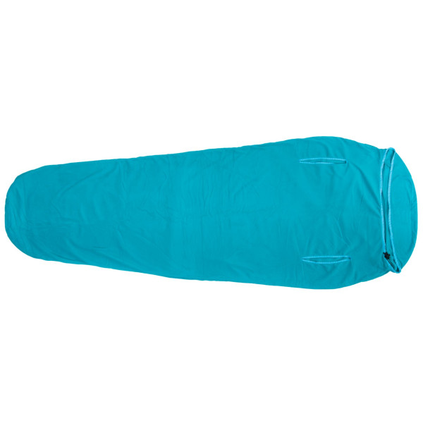 Vložka do spacáku Warmpeace Polartec Micro Mummy 195 cm svetlomodrá Caribic