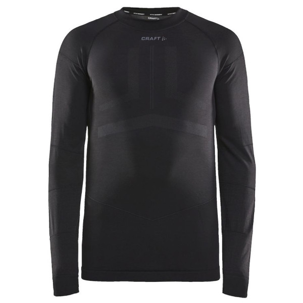 Pánske tričko Craft Active Intensity LS čierna BlackAsphalt