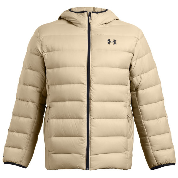 Pánska bunda Under Armour Legend Down Hooded Jacket béžová BRN