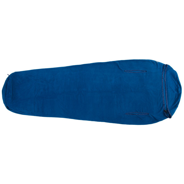 Vložka do spacáku Warmpeace Polartec Micro Mummy 195 cm modrá Navy