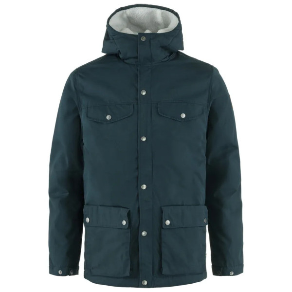 Pánska bunda Fjällräven Greenland Winter Jacket M tmavomodrá Dark Navy