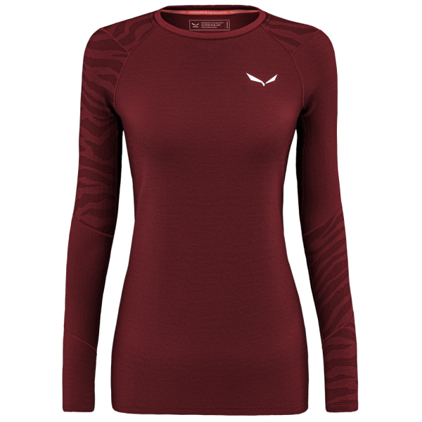 Dámske tričko Salewa Cristallo Warm Amr W L/S Tee.