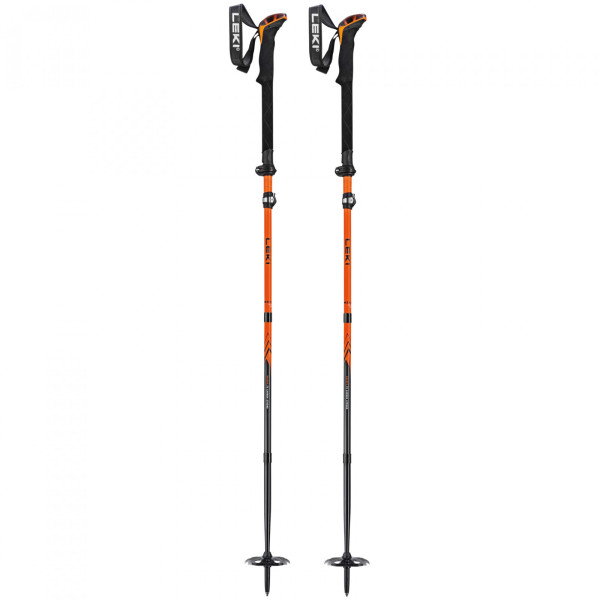 Trail Running palice Leki Sherpa FX Carbon Strong 120 - 140cm červená