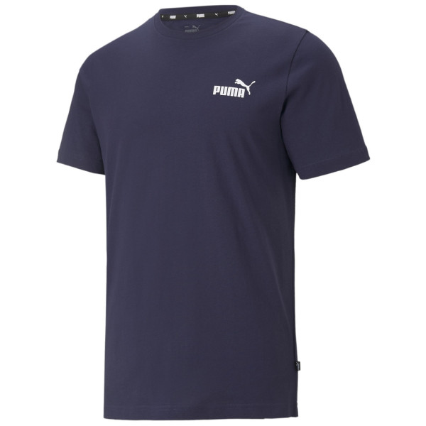 Pánske tričko Puma ESS Small Logo Tee modrá blue