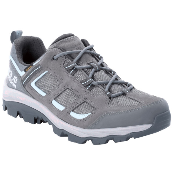 Dámske topánky Jack Wolfskin Vojo 3 Texapore Low W sivá/modrá TarmacGrey/LightBlue