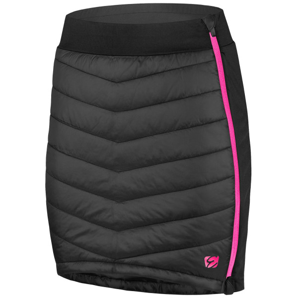 Dámska zimná sukňa Etape Alaska čierna/ružová Black/Pink