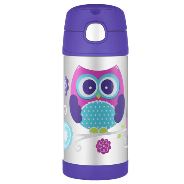 Detská termoska Thermos Funtainer Sova fialová Owl