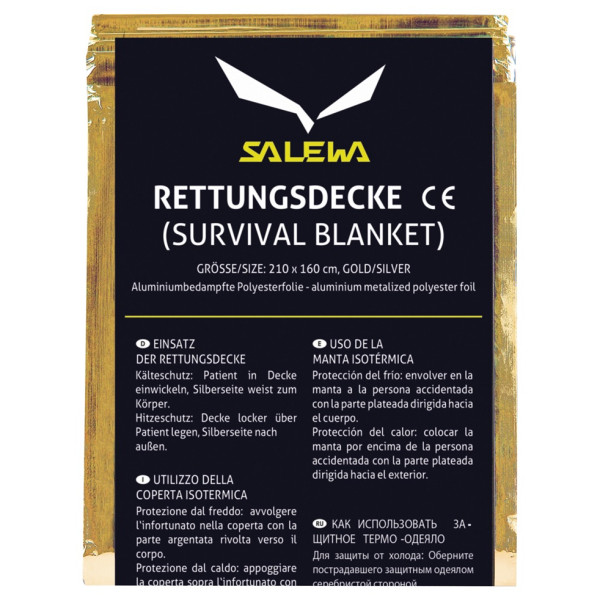 Záchranná deka Salewa Rescue Blanket zlatá Gold/Silver