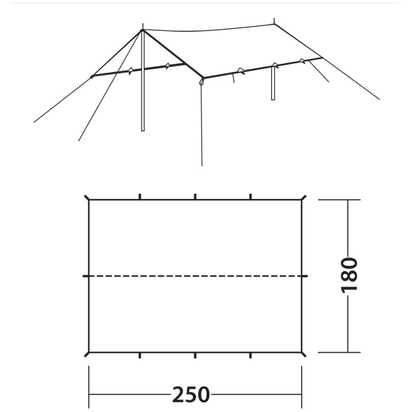 Tarp Robens Tarp 2.5 x 1.8 m