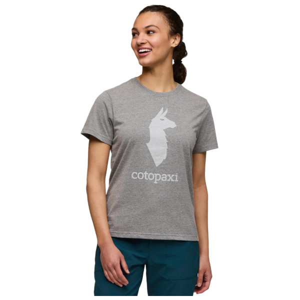 Dámske tričko Cotopaxi Cotopaxi Llama T-Shirt sivá Heather Grey