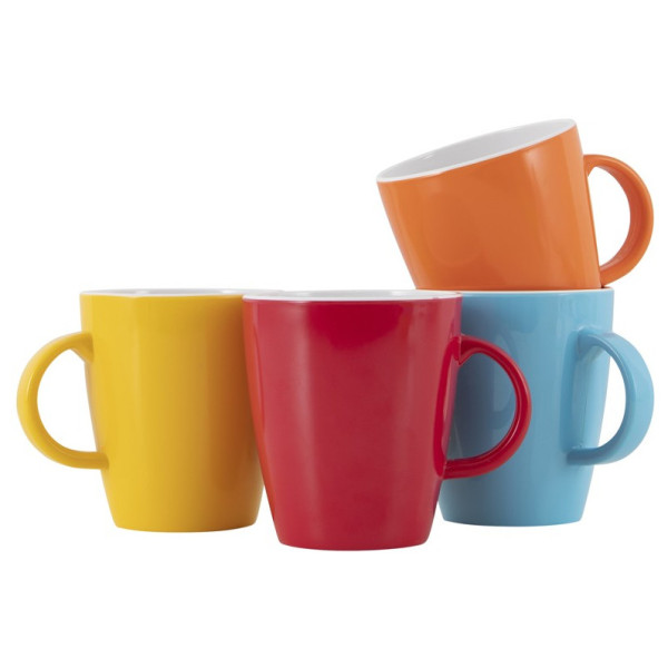 Sada hrnčekov Gimex Mug Rainbow 4 pcs