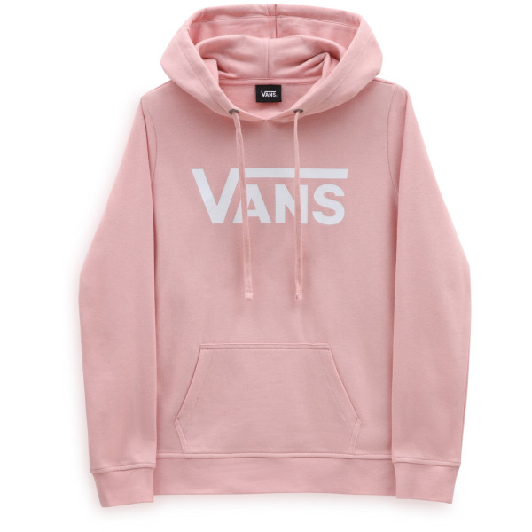 Dámska mikina Vans Wm Drop V Logo Hoodie svetloružová SILVER PINK