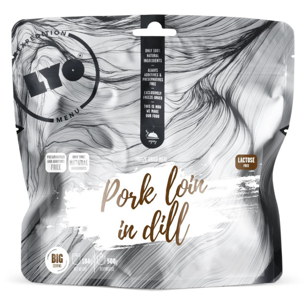 Dehydrované jedlo Lyo food Pork loin in Dill 500g