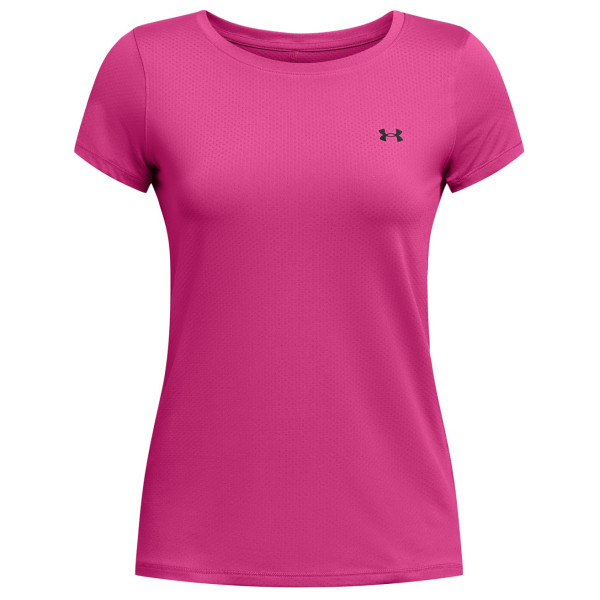 Dámske funkčné tričko Under Armour HG Armour SS ružová/čierna AstroPink/Black