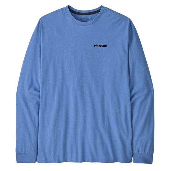 Pánske tričko Patagonia P-6 Logo Responsibili Tee LS