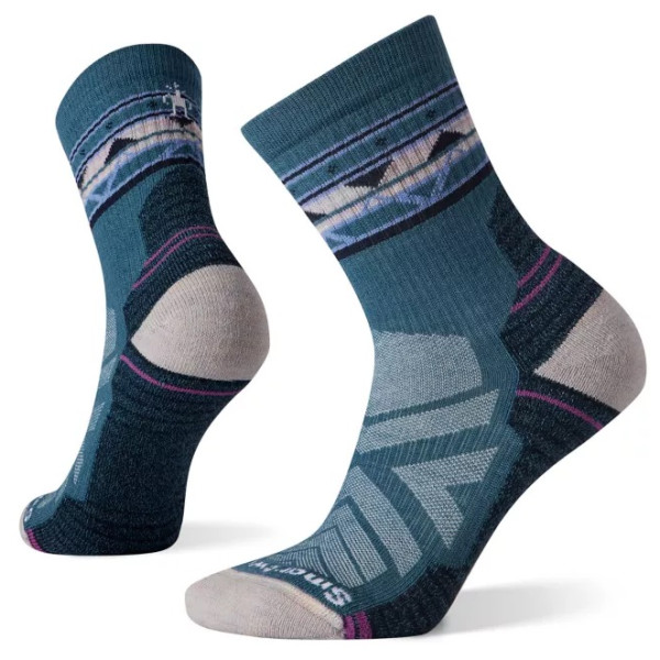 Dámske ponožky Smartwool Hike Light Cushion Zig Zag Valley Mid Crew Socks