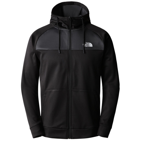 Pánska mikina The North Face Reaxion Fleece F/Z Hoodie čierna/sivá TNF BLACK/ASPHALT GREY