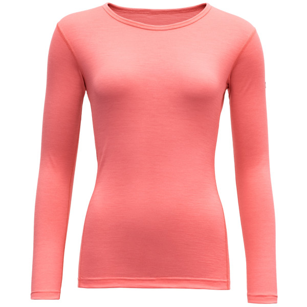 Dámske tričko Devold Breeze Woman Shirt koralová Coral