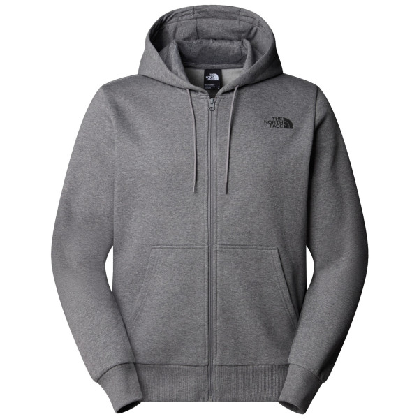 Pánska mikina The North Face M Simple Dome Full Zip Hoodie sivá TNF MEDIUM GREY HEATHER