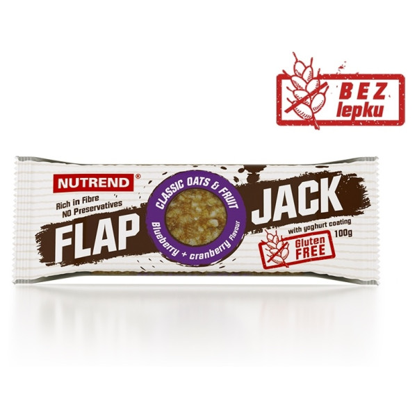 Tyčinka Nutrend Flapjack Gluten Free