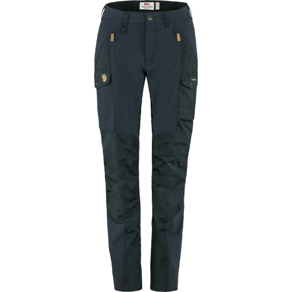 Dámske nohavice Fjällräven Nikka Trousers Curved W tmavomodrá Dark Navy