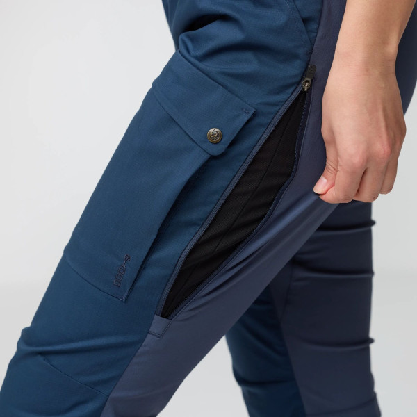 Dámske nohavice Fjällräven Abisko Hybrid Trail Trousers W