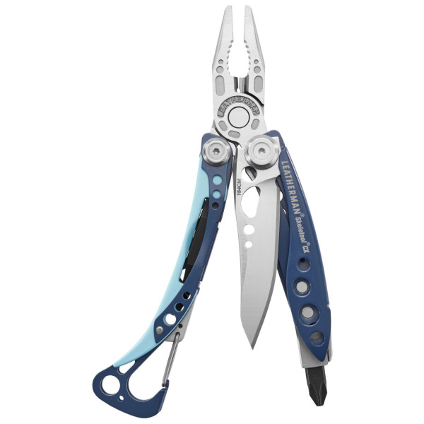 Multitool Leatherman Skeletool CX modrá Nightshade