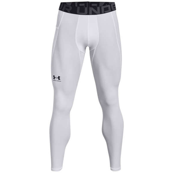 Pánske spodky Under Armour HG Armour Leggings biela White/Black