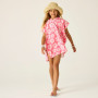 Detské pončo Regatta Kids Towel Robe PinkHazPetal