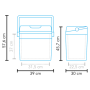 Chladiaci boxy Mestic Coolbox Thermo electric MTEC-28 AC/DC