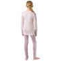 Detský funkčný set Helly Hansen Jr Lifa Merino Midweight Set Purple Clay