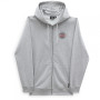 Pánska mikina Vans VANS ORIGINAL ZIP-B šedá