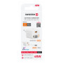 Adaptér Swissten SlideCharge Gan 45W, 1X USB-A 18W + kabel USB-C 0,75 m
