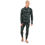 Pánske funkčné tričko Mons Royale Cascade Merino Flex 200 1/4 Zip Rosin Motion
