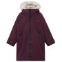 Detský nepremokavý kabát Regatta Junior Waterproof Changing Robe Pro Fig fialová Fig