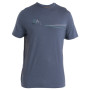 Pánske tričko Icebreaker Men Merino 150 Tech Lite III SS Tee Cadence Paths sivá Graphite