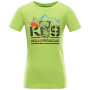 Detské tričko Alpine Pro Monco zelená lime green