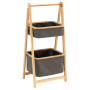Úložné koše Outwell Padres Storage Rack M sivá/hnedá