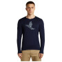 Pánske funkčné tričko Icebreaker Men Merino 200 Oasis LS Crewe SkiingYeti